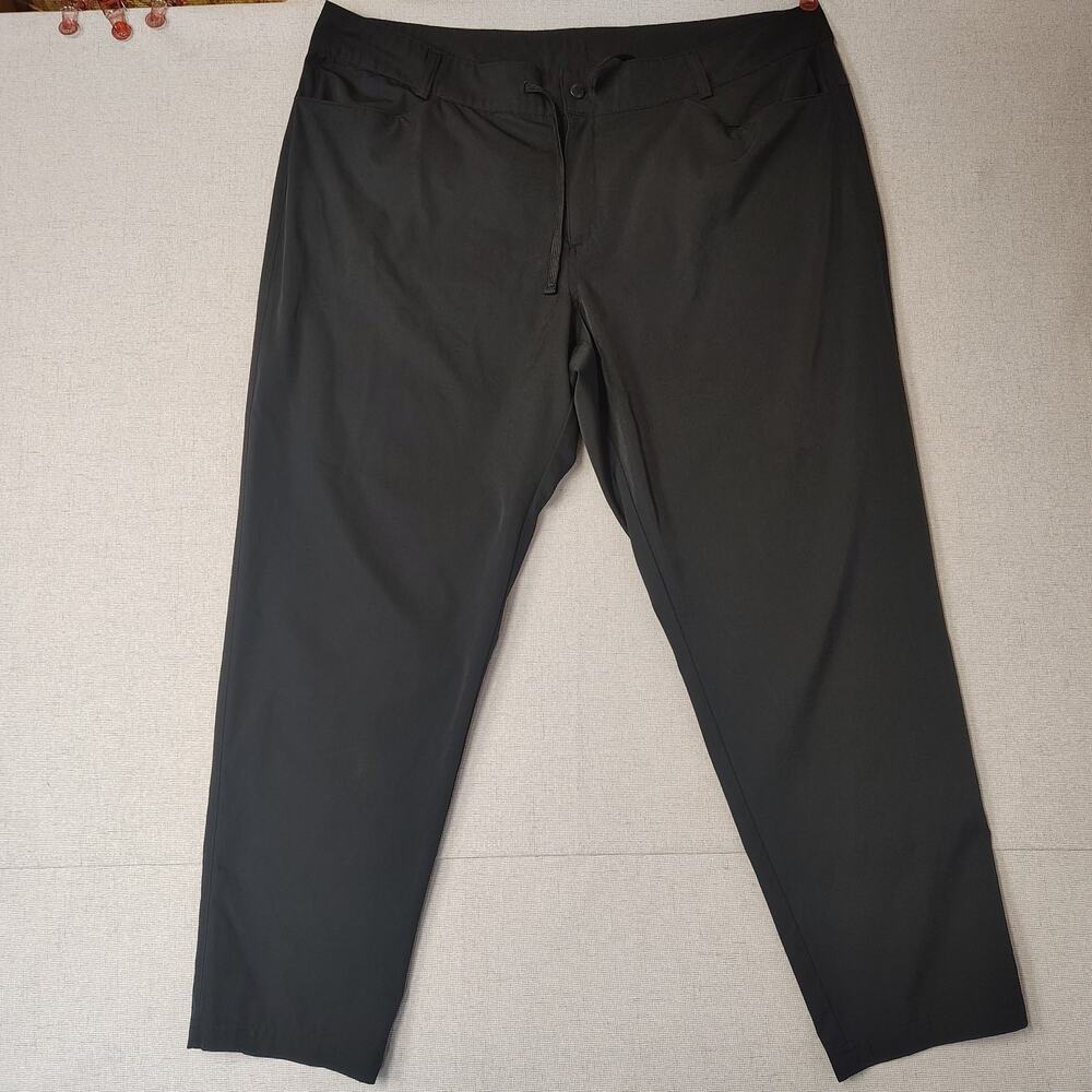 Magellan Outdoors Womens 1X Black Water Repellent Hiking Travel Pants Gorpcore